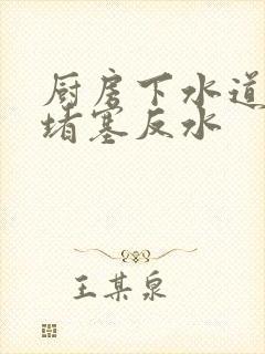 厨房下水道主管堵塞反水