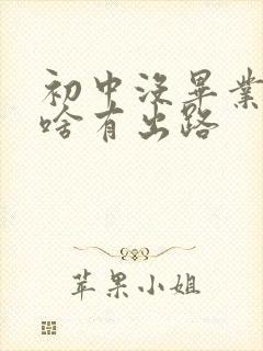 初中没毕业学些啥有出路