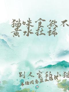 猫咪食欲不振吐黄水拉稀