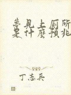 梦见上厕所小便是什么预兆