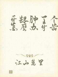 牙龈肿了个肉坨怎么办牙齿不痛