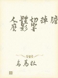 人体切掉胆有什么影响