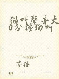 猫叫声音大全40分钟狗叫