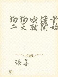 狗狗吃猪骨头第二天就开始呕吐