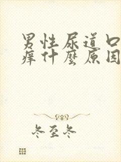 男性尿道口内瘙痒什么原因