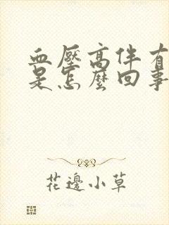 血压高伴有头晕是怎么回事