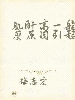 肌酐高一般是什么原因引起的男性