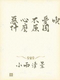 恶心不爱吃饭是什么原因