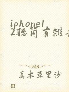iphone12听筒有杂音滋滋