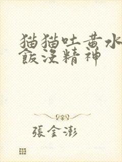 猫猫吐黄水不吃饭没精神