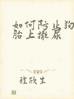 如何防止狗在轮胎上撒尿