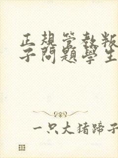 正规管教叛逆孩子问题学生学校