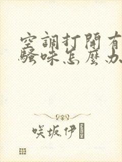 空调打开有股尿骚味怎么办