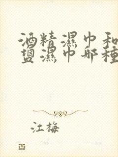 酒精湿巾和季铵盐湿巾哪种好