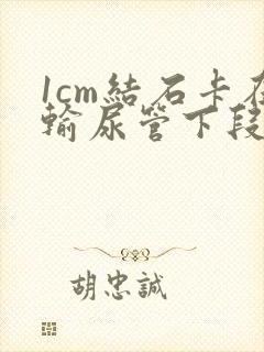 1cm结石卡在输尿管下段