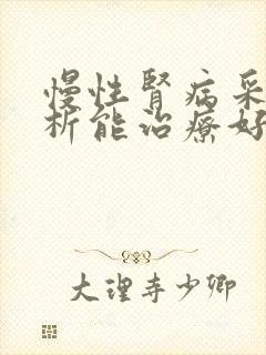 慢性肾病采用透析能治疗好吗