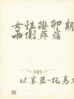 女性排卵期小腹两侧疼痛