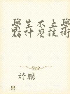 学生不上学了学点什么技术好