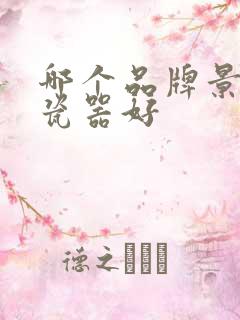 哪个品牌景德镇瓷器好