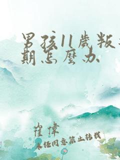 男孩11岁叛逆期怎么办