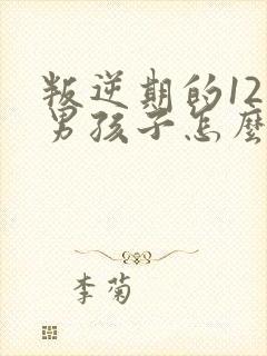 叛逆期的12岁男孩子怎么去引导