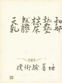 天然棕垫和天然乳胶床垫哪个比较好