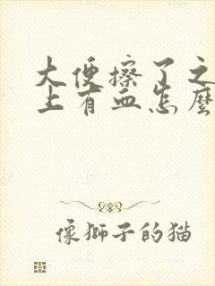 大便擦了之后纸上有血怎么回事