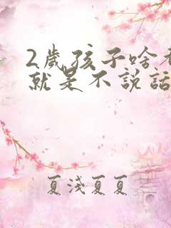 2岁孩子啥都懂就是不说话