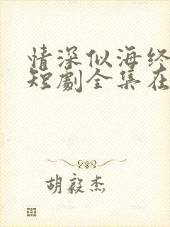 情深似海终成空短剧全集在线观看