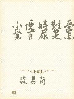 小便时难受总感觉有尿是怎么回事啊