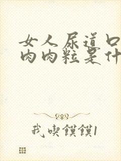 女人尿道口下有肉肉粒是什么原因