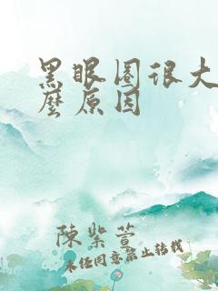 黑眼圈很大是什么原因