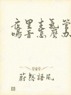 夜里支气管有哮鸣音怎么办