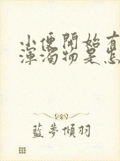 小便开始有白色浑浊物是怎么回事