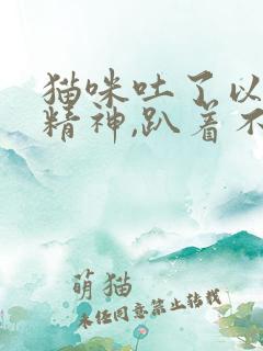 猫咪吐了以后没精神,趴着不动