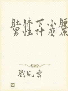 肚脐下小腹胀痛男性什么原因