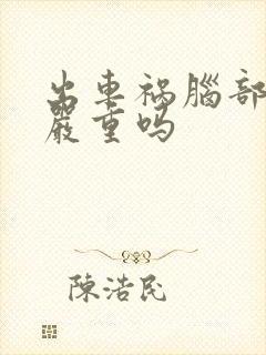 出车祸脑部出血严重吗