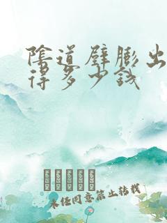 阴道壁膨出手术得多少钱