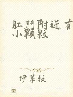 肛门附近有很多小颗粒