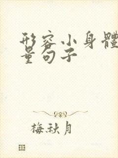 形容小身体大能量句子