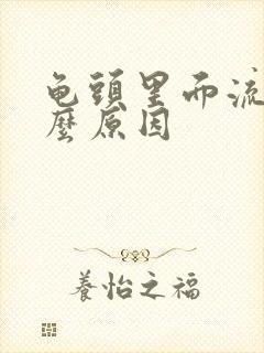 龟头里面流血什么原因