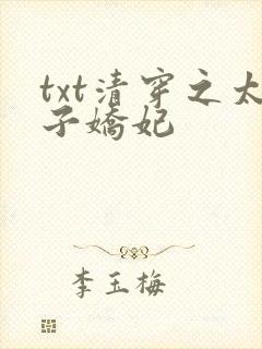 txt清穿之太子娇妃