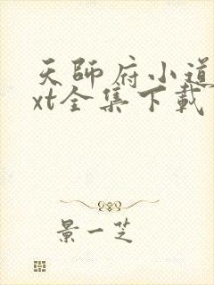 天师府小道士txt全集下载