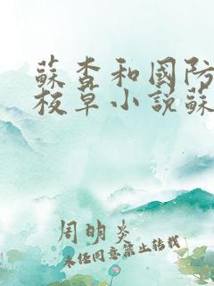 苏杳和国防四大校草小说苏家有女笔