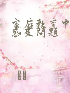 家庭教育中的困惑及问题