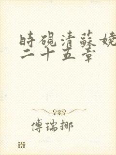 时砚清苏娆小说二十五章