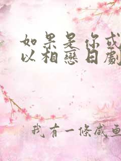 如果是你或许可以相恋日剧在线观看