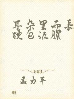 耳朵里面长了个硬包流脓