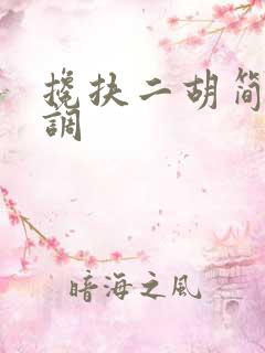 搀扶二胡简谱g调