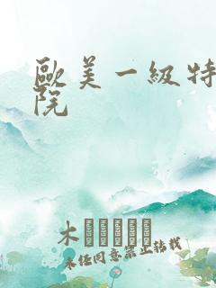 欧美一级特黄影院